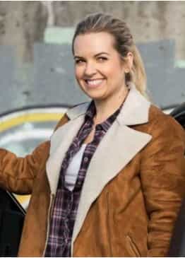 SUPERNATURAL (DONNA HANSCUM) BRIANA BUCKMASTER SUEDE JACKET 